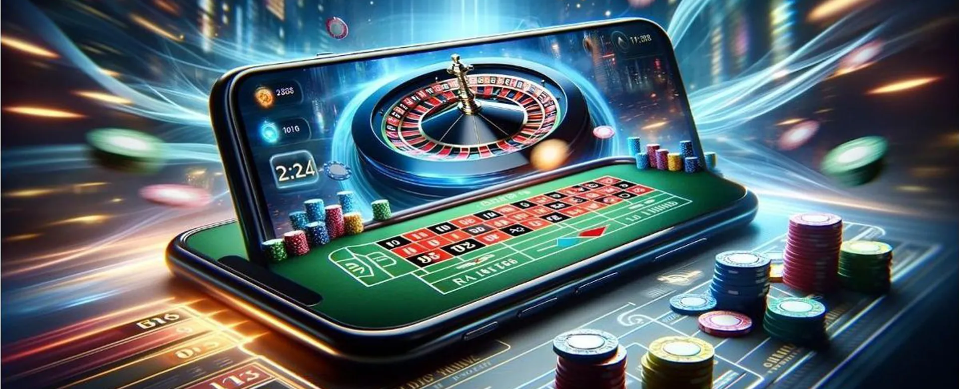 Dynamic background of 8k8.com online casino with vibrant game elements and mobile interface